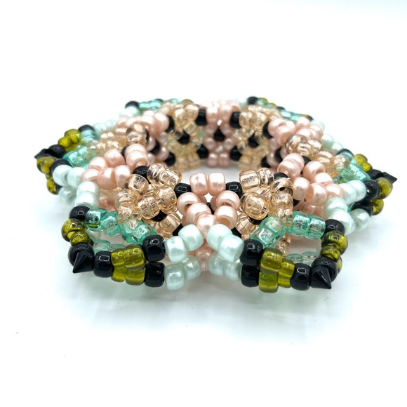 🏵🍉”Starfruit” Kandi Cuff - Picture 3 of 4
